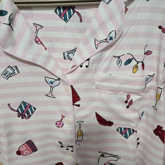 ♠️ kate spade 2 Piece Party Time Pajama Set - Picture 2 of 7